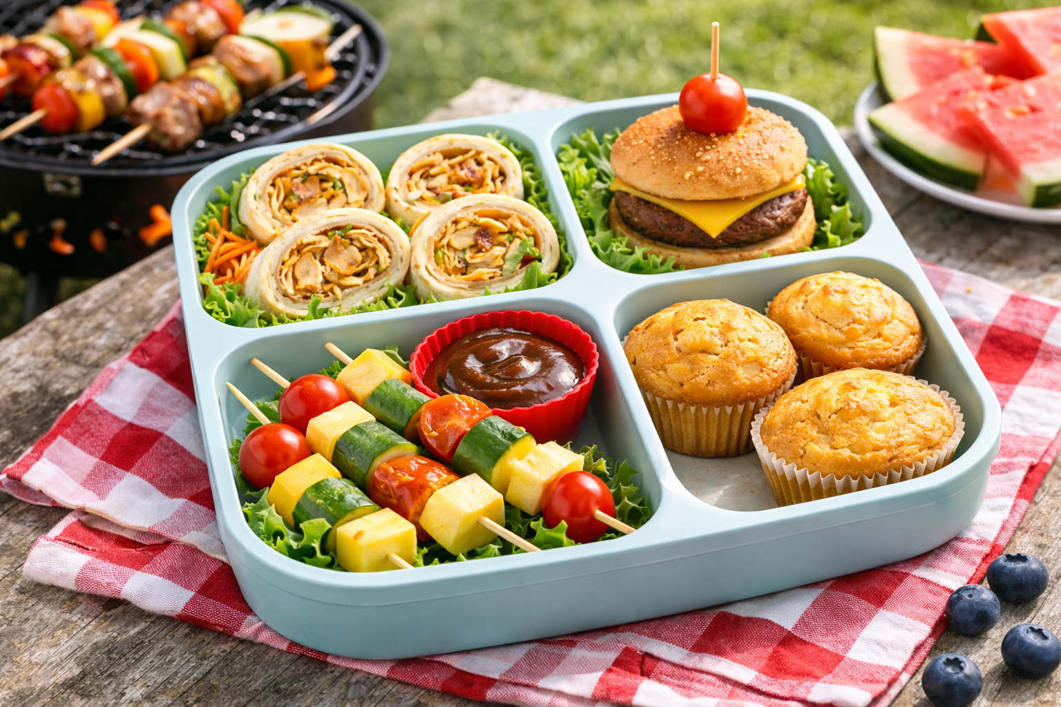 Lunchbox Flavors of Summer with Mini BBQs to Go