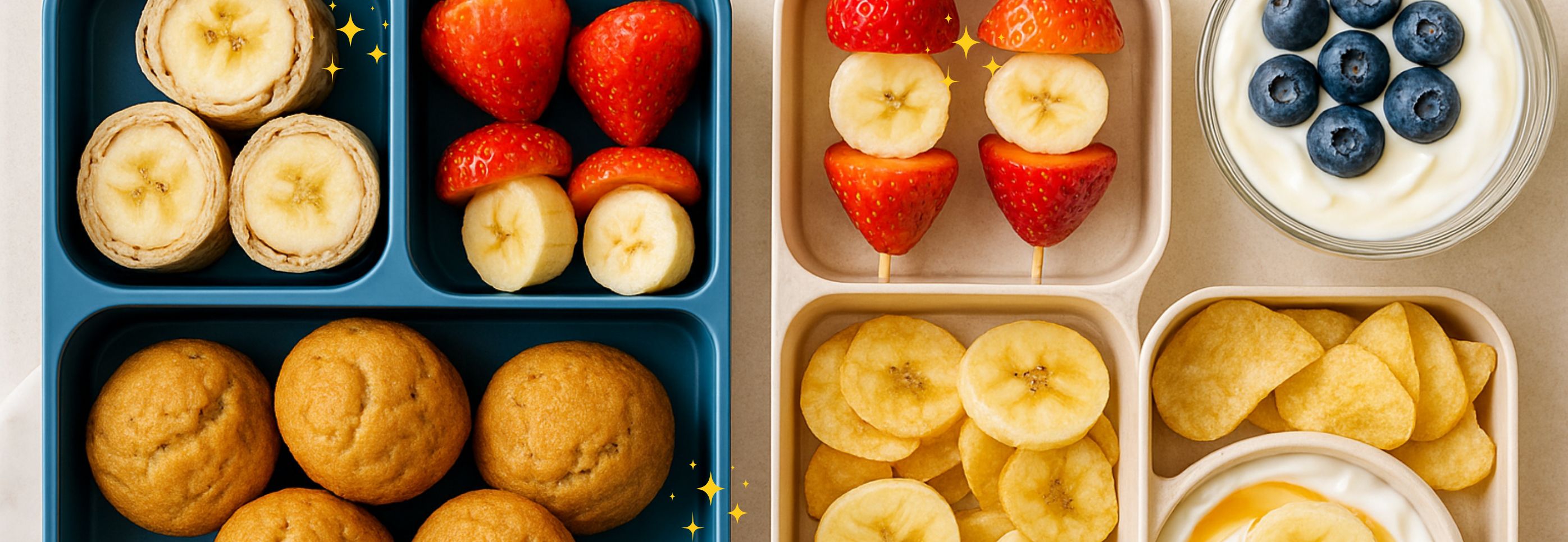 Simple Tasty Banana Snack Ideas in the Lunchbox