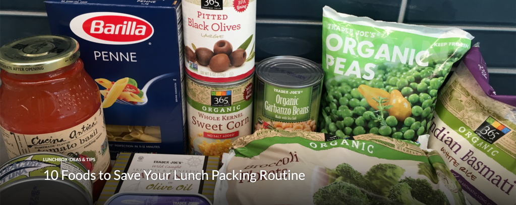 Teuko blog post about 10 foods to have in order to save lunch packing routine
