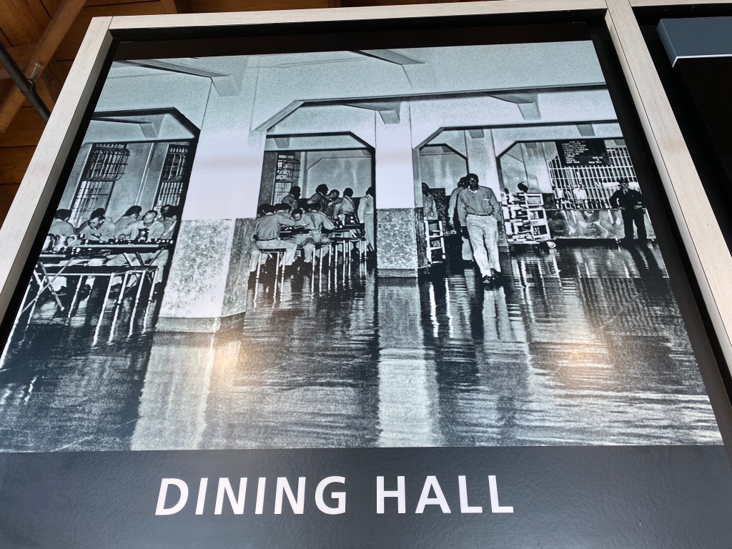 The dining hall was the most dangerous room on Alcatraz.