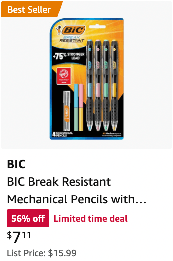 Amazon Prime Day Deals Pencils