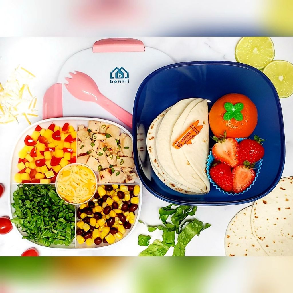 Build your own wrap kid's lunchbox idea