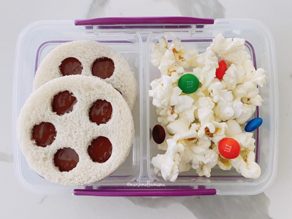 Movie nigh themed lunchbox