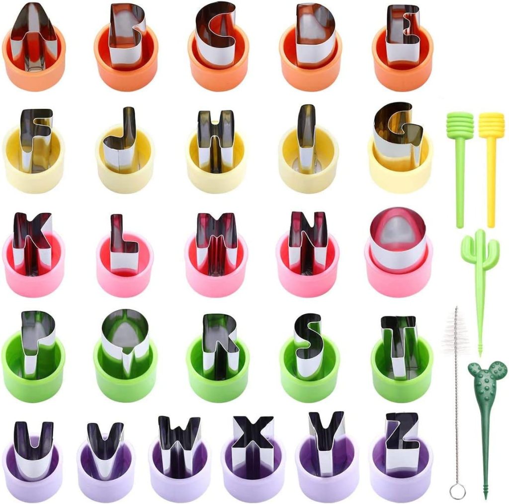 mini alphabet cookie cutters