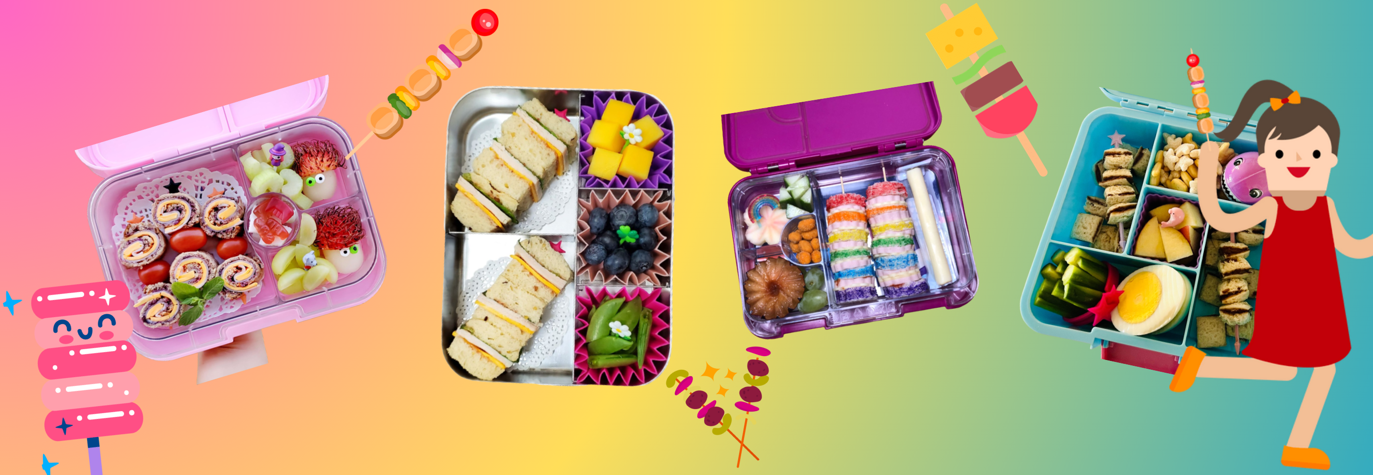 7 Skewer Sandwiches for Kids’ Lunch Boxes