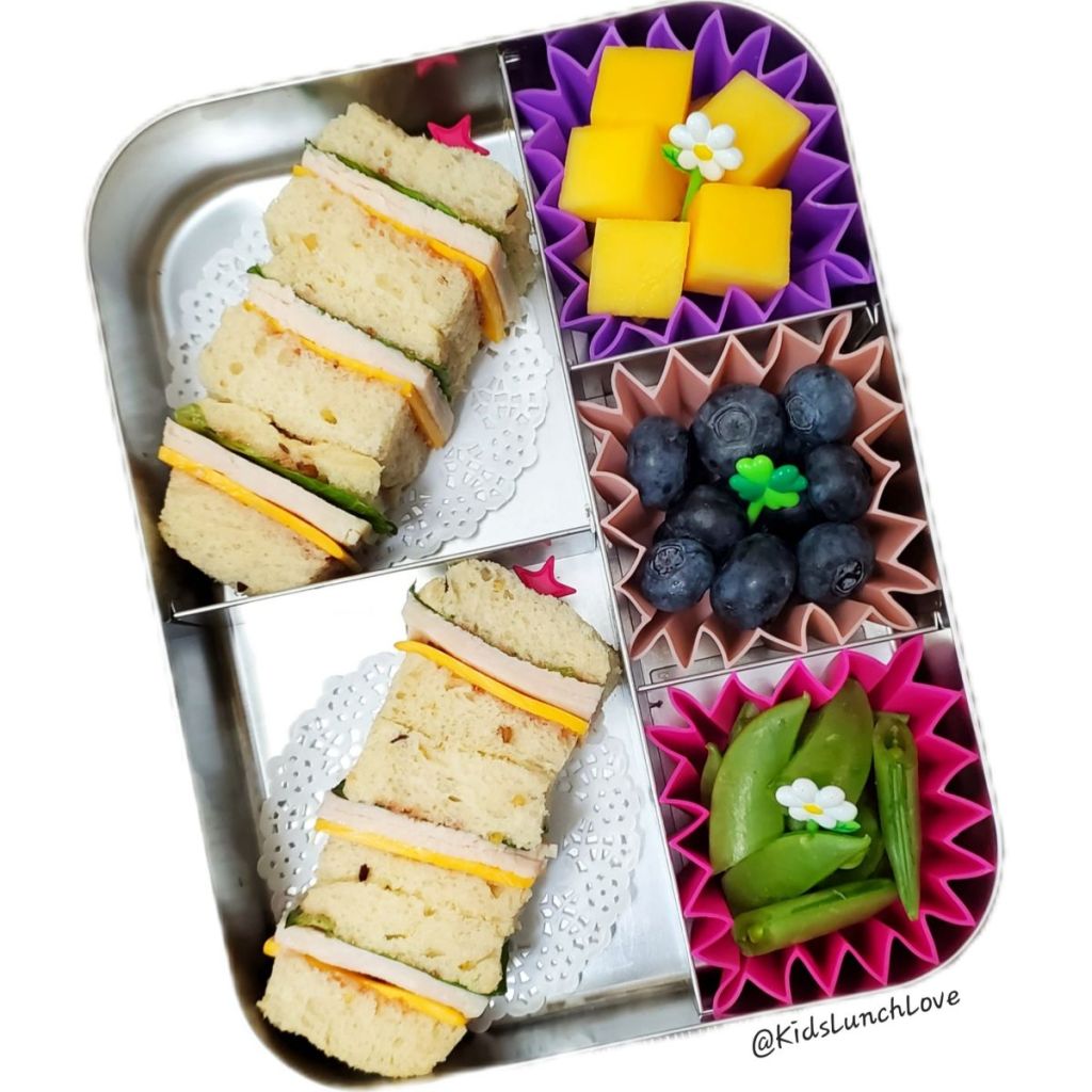 Club skewer sandwich Teuko kids lunchbox bento school lunch food ideas