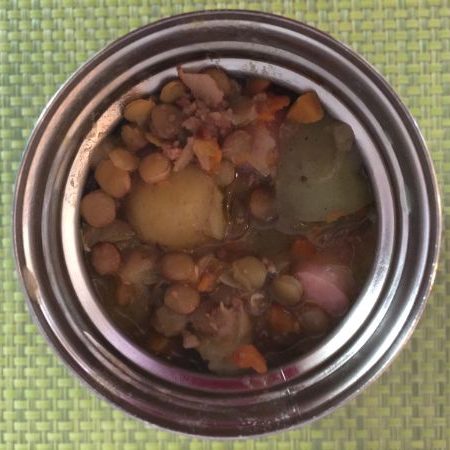 Kid friendly lentil soup by Teuko lunchbox mom