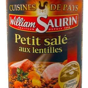 petit salé lentils William Saurin