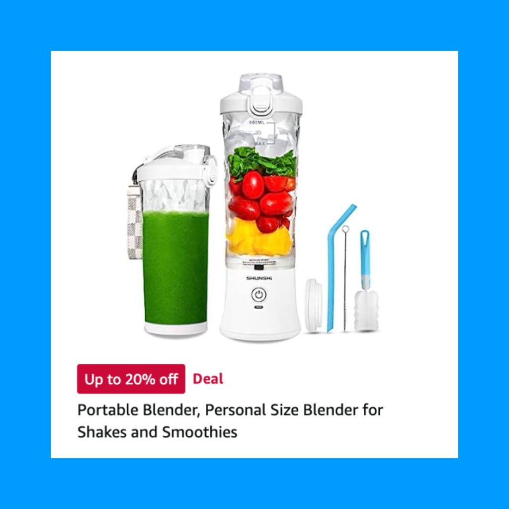Portable blender Amazon Prime Day Deals 2023 spotted by Teuko Lunchbox Community