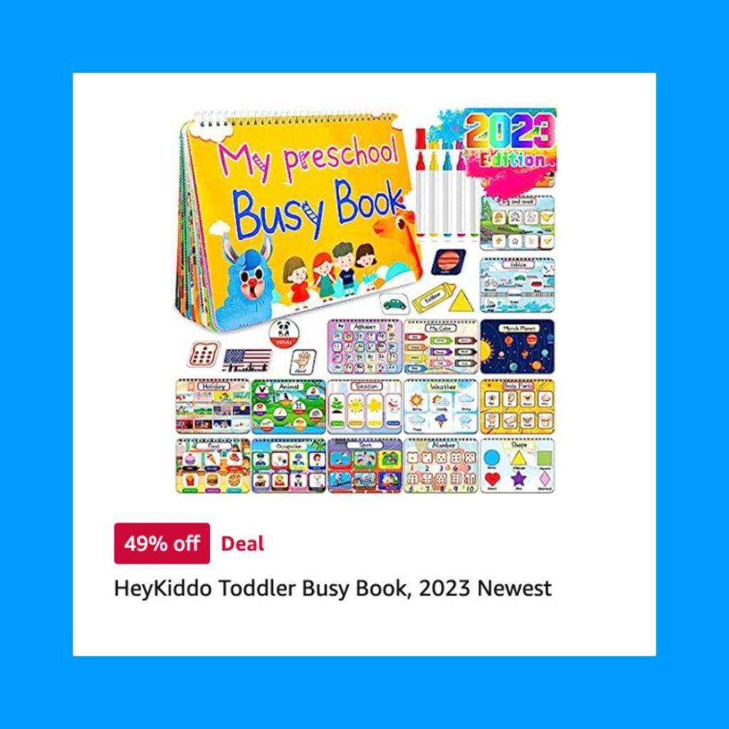 Education busy book Prime Day 2023 Deal handpicked by Teuko Lunchbox Community Blog