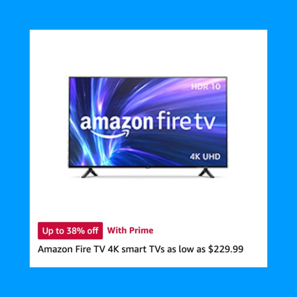 Amazon Fire TV on sale during Amazon Prime Days
