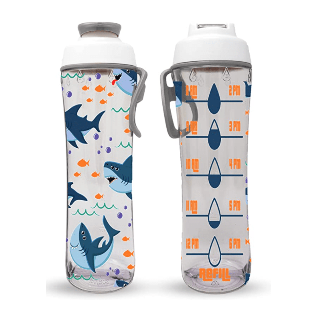 drink reminder water bottles for children selected by Teuko kids lunchbox ideas community
