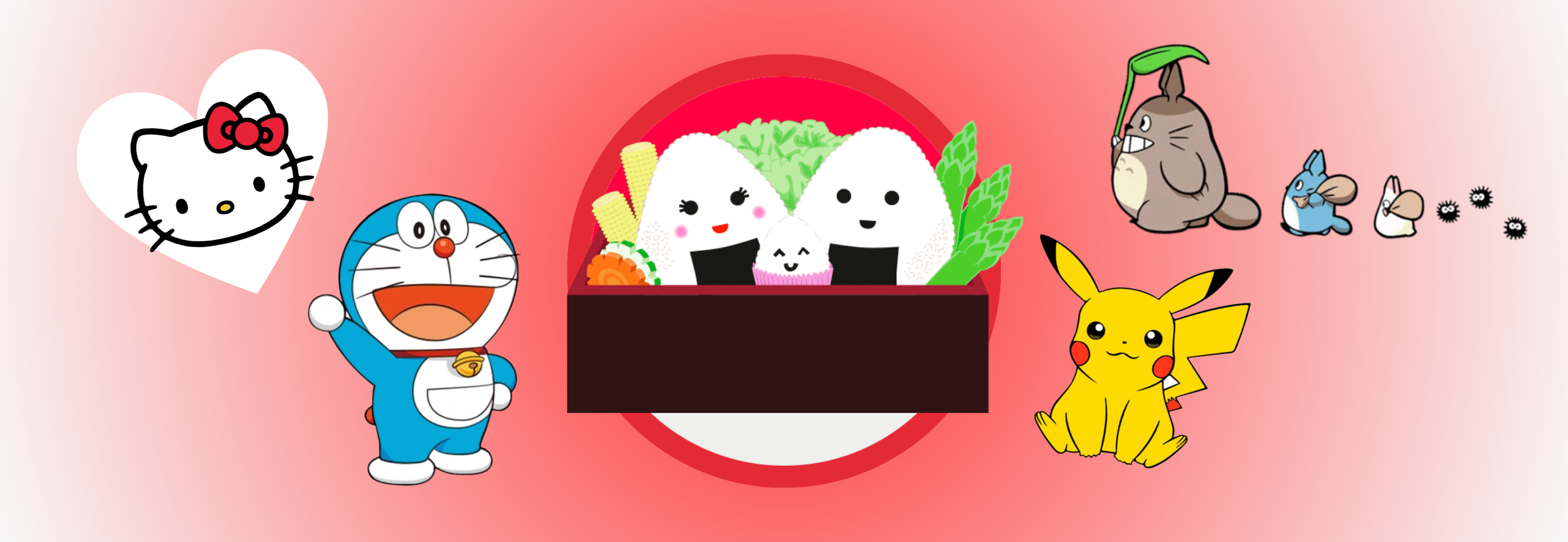 Easy Kid-Friendly Japanese Cuisine and Bento Lunchbox Ideas Inspired by Totoro, Hello Kitty, Pokemon, and Doraemon
