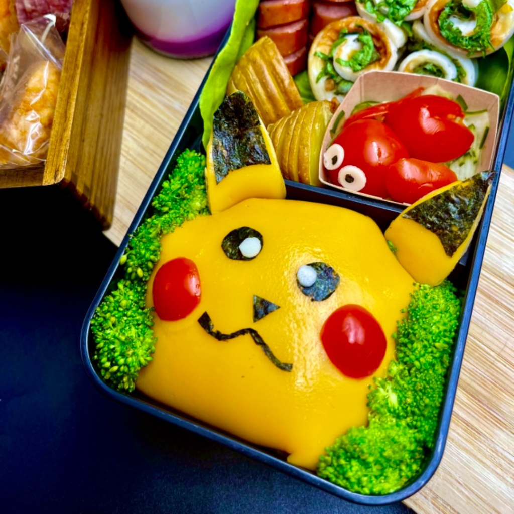 Pikachu bento by @Amilanichanmama on Teuko Kids Lunchbox Bento Food Community