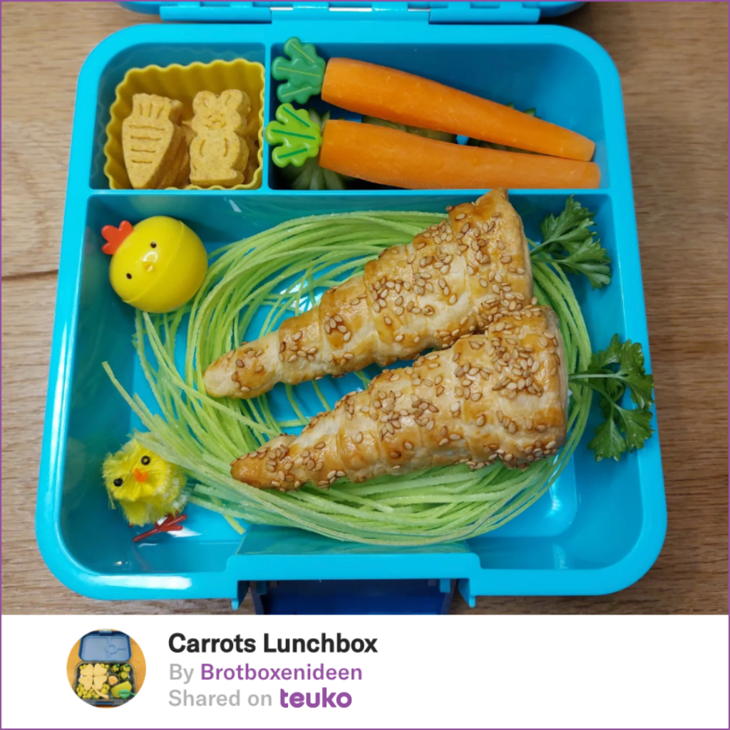 10 Food Ideas celebrating Earth Month for Your Kids’ Lunch Boxes with carrots