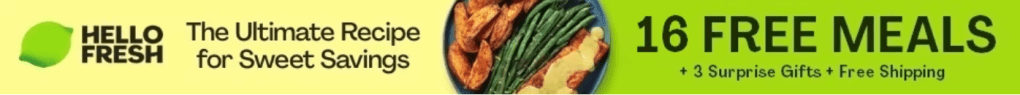 Ad banner affiliate meal kits offer coupon free meals