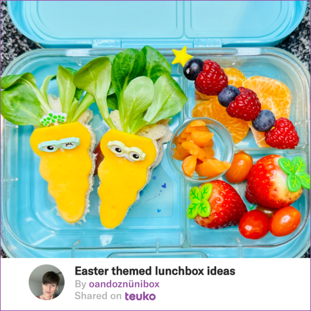 10 Food Ideas celebrating Earth Month for Your Kids’ Lunch with blueberries skewers