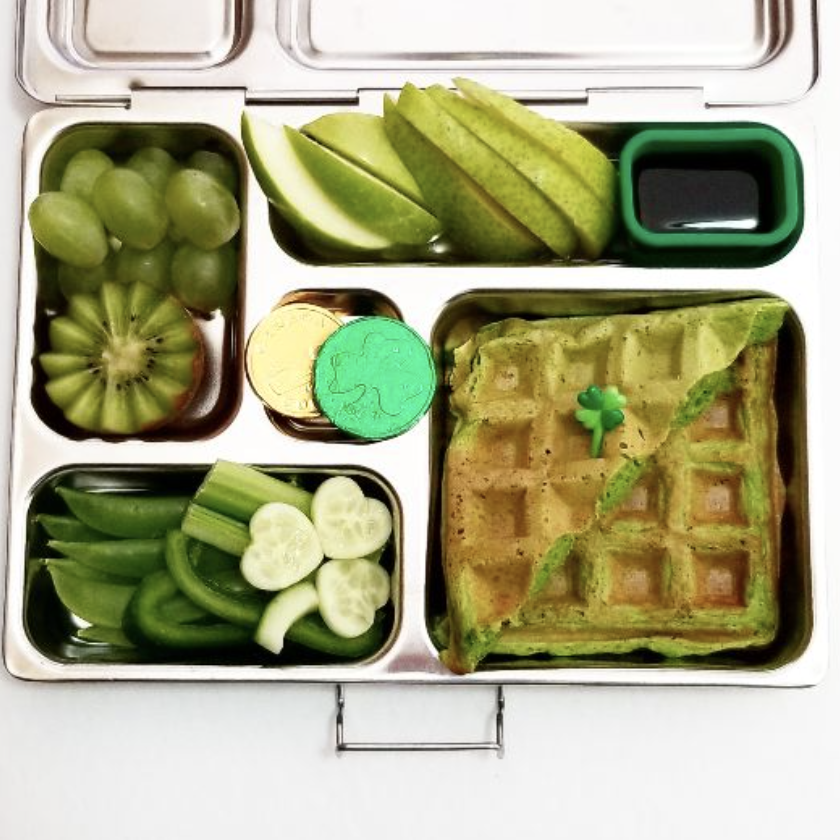 St Patrick's Day lunchbox ideas for kids with Green foods by Lindsay on Teuko.