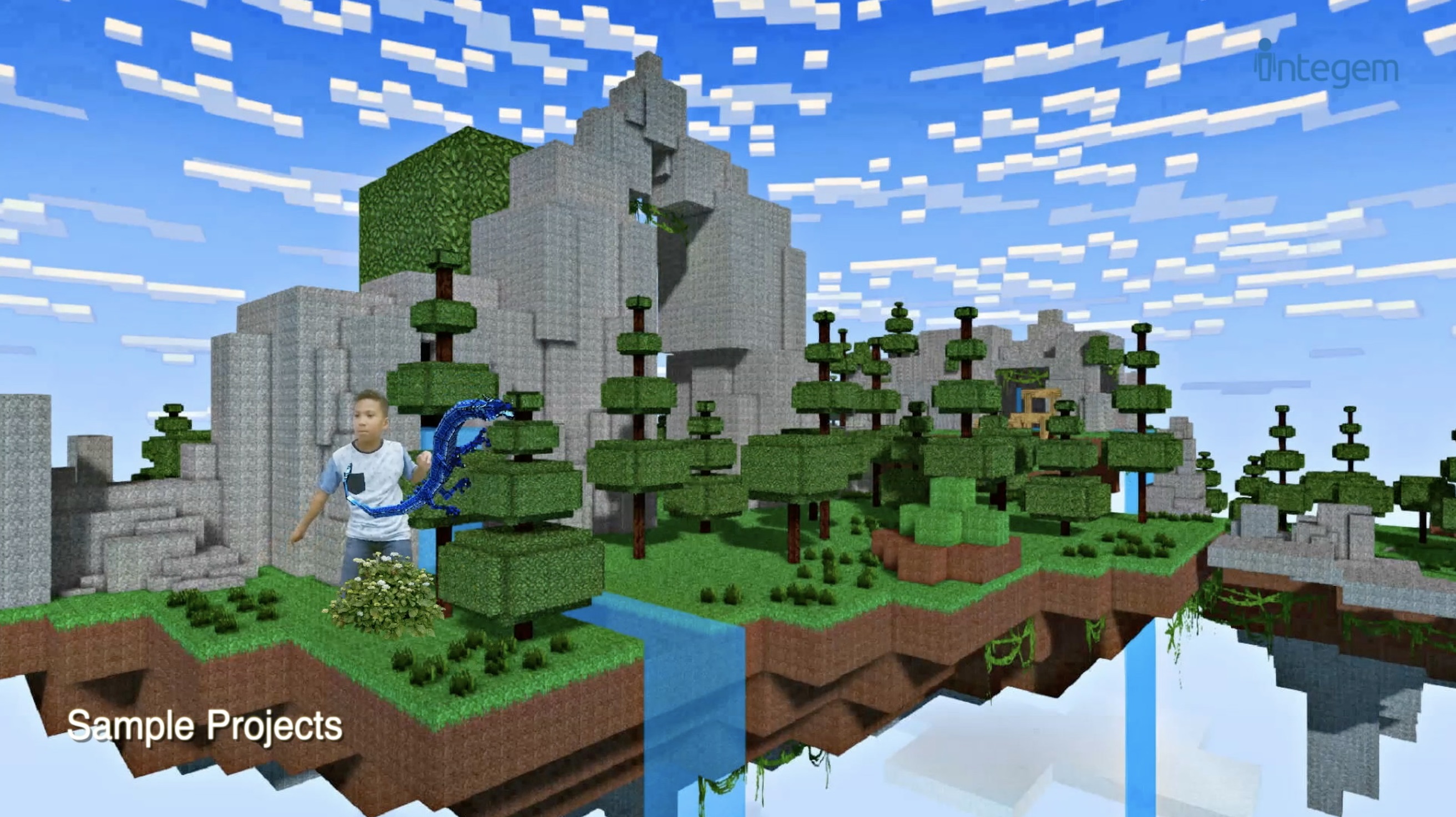 AR Minecraft with Camp Integem