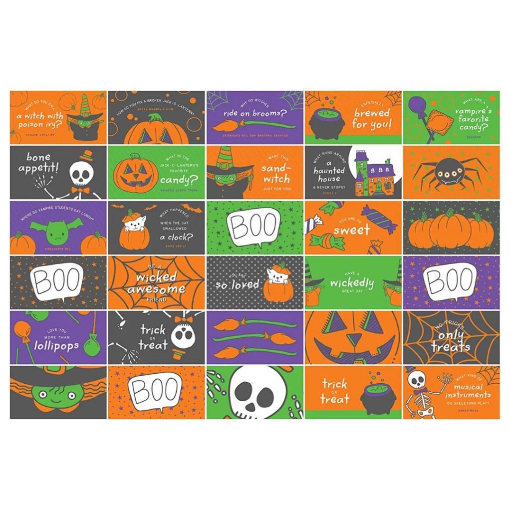 Halloween lunchbox notes and jokes