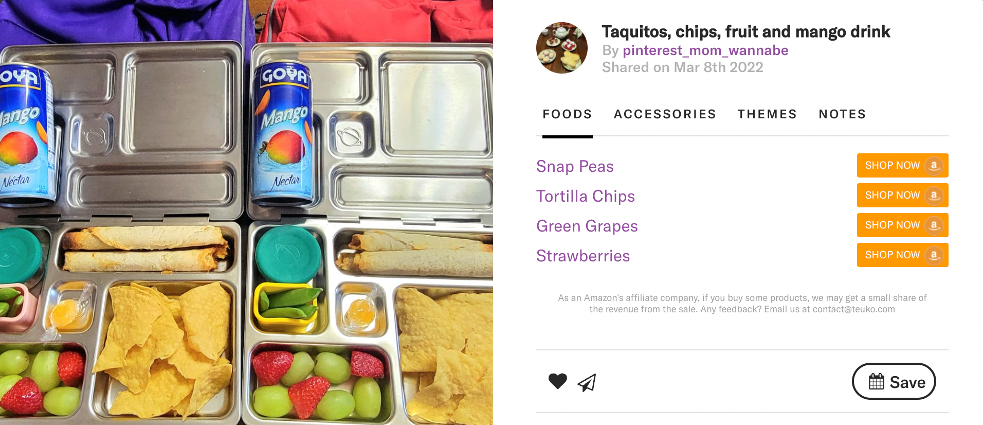 @pinterest_mom_wannabe lunch ideas via Teuko.com.