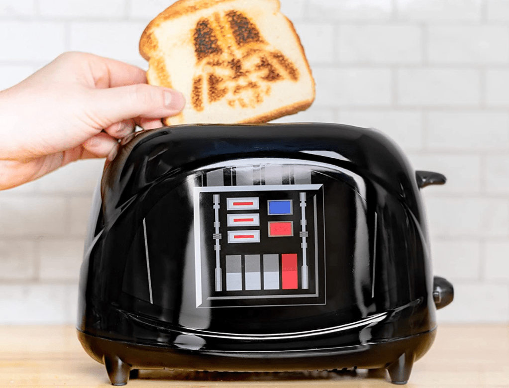 Uncanny Brands Star Wars Darth Vader 2-Slice Toaster, via Teuko Lunchbox Store on Amazon