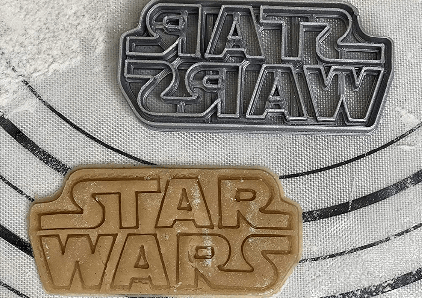 Exclusive Star Wars Logo Cookie Cutter Mold, via Teuko Lunchbox Store on Amazon