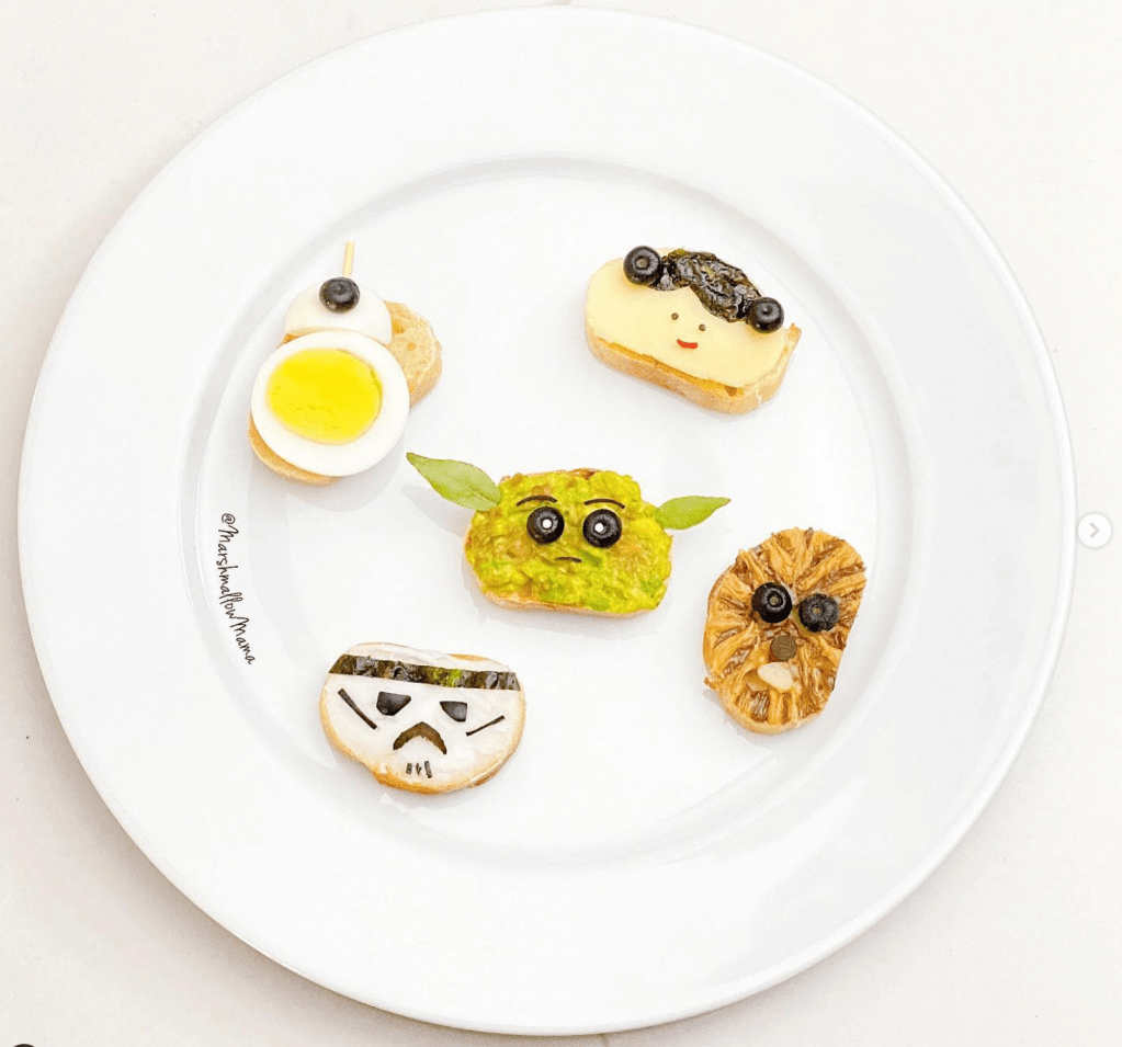 Platter to celebrate Star Wars Day, by @marshmallowmama via Instagram