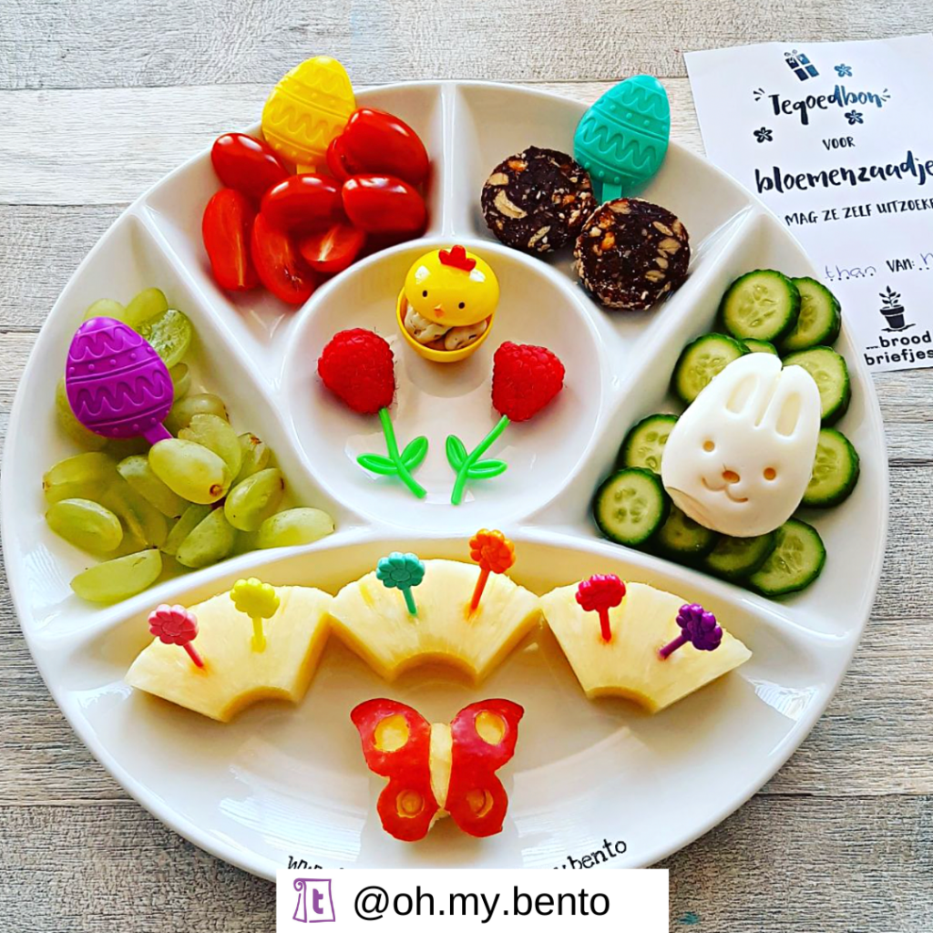Creative Easter Egg Ideas For The Lunchbox by @oh.my.bento, via Teuko.com