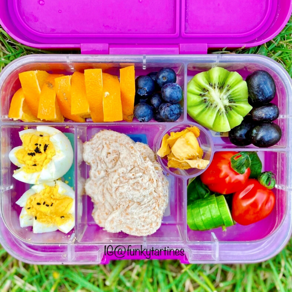 Rainbow colors for funlytartine's kids lunchbox. Shared on Teuko.com