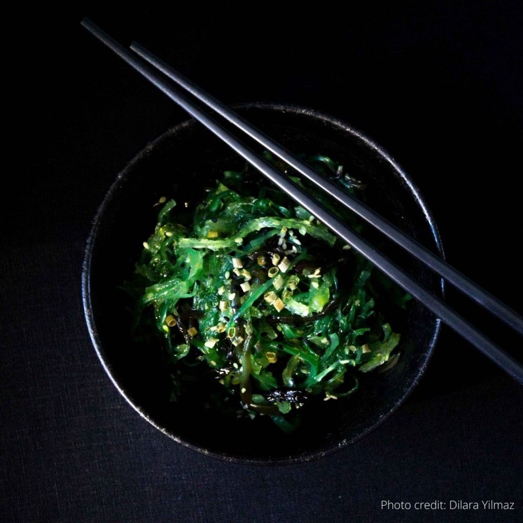 Seaweed salad.