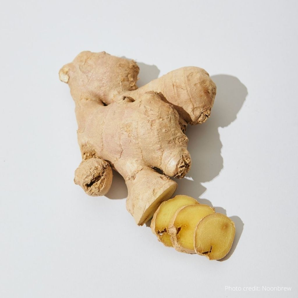 Fresh ginger. Top superfoods in Japanese school lunch menus.