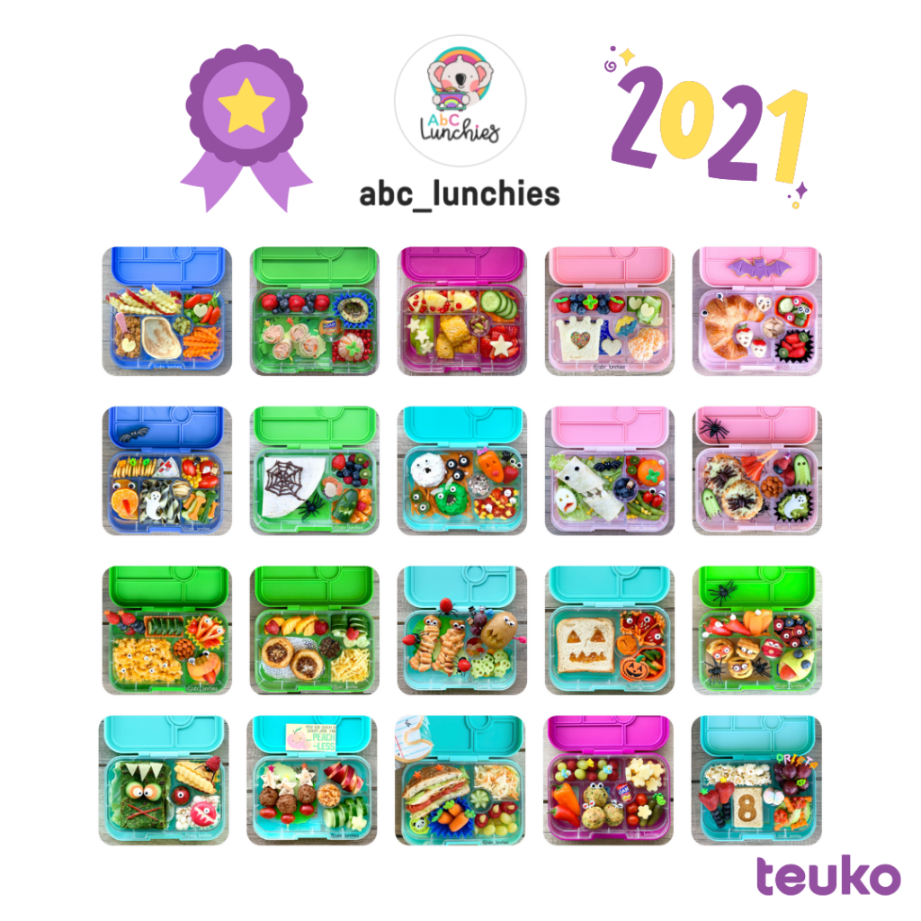 Filio, aka abc_Lunchies on Teuko.com, lives in Cyprus and shared with us colorful lunchbox