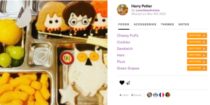 Teuko Lunchbox Community - Lunchboxforlulu's Harry Potter bento lunch box for kids.