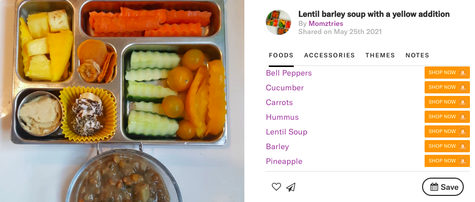 We love how @momztries made her lentil soup look so joyful and appetizing.