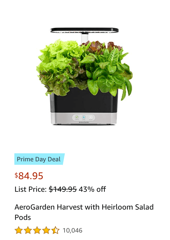 Aerogarden kit Amazon Prime Day 2021 deals