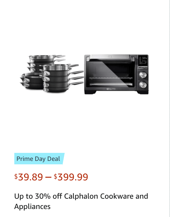 Calphalon Appliances Amazon Prime Day deals 2021