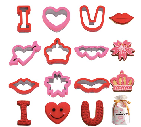 Cookie cutters cooking meal prep accessories very handful for Valentine's Day vibes in kids bento lunchbox