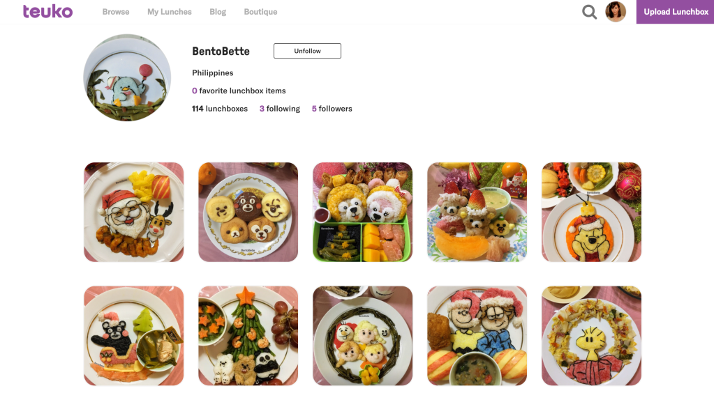 Bentobette profile on Teuko.com, the online community for families packing lunch bento lunch boxes.