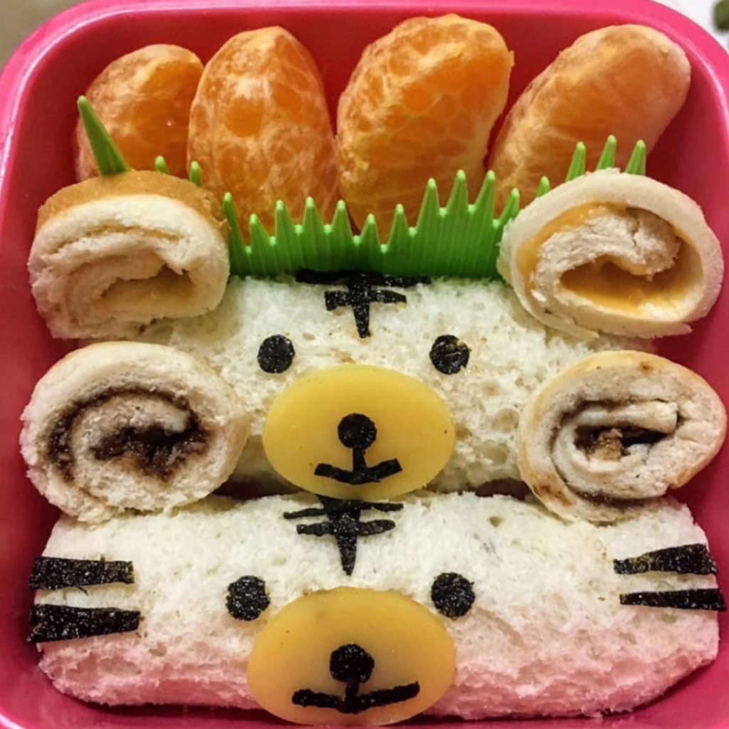 Bread Tigers bento lunchbox idea by Bentobette on Teuko.com the online community for families who pack lunch.
