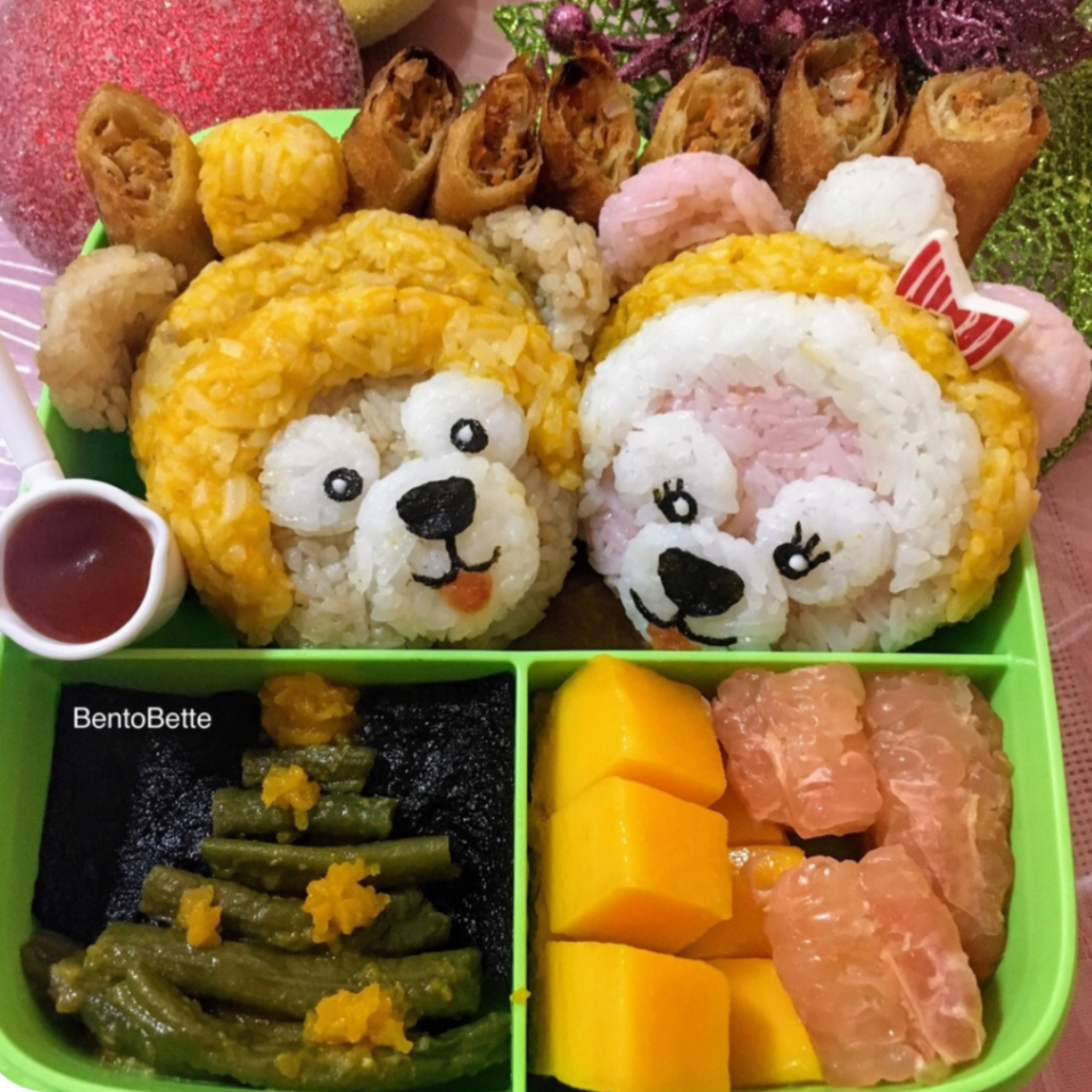 Duffy and ShellieMay bento lunchbox by Bentobette on Teuko.com, the online community for families packing lunch