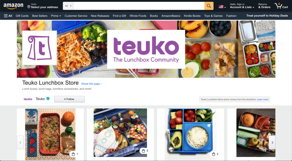 The Teuko Lunchbox Store on Amazon. Lunch boxes, lunch bags, lunchbox accessories, and more!