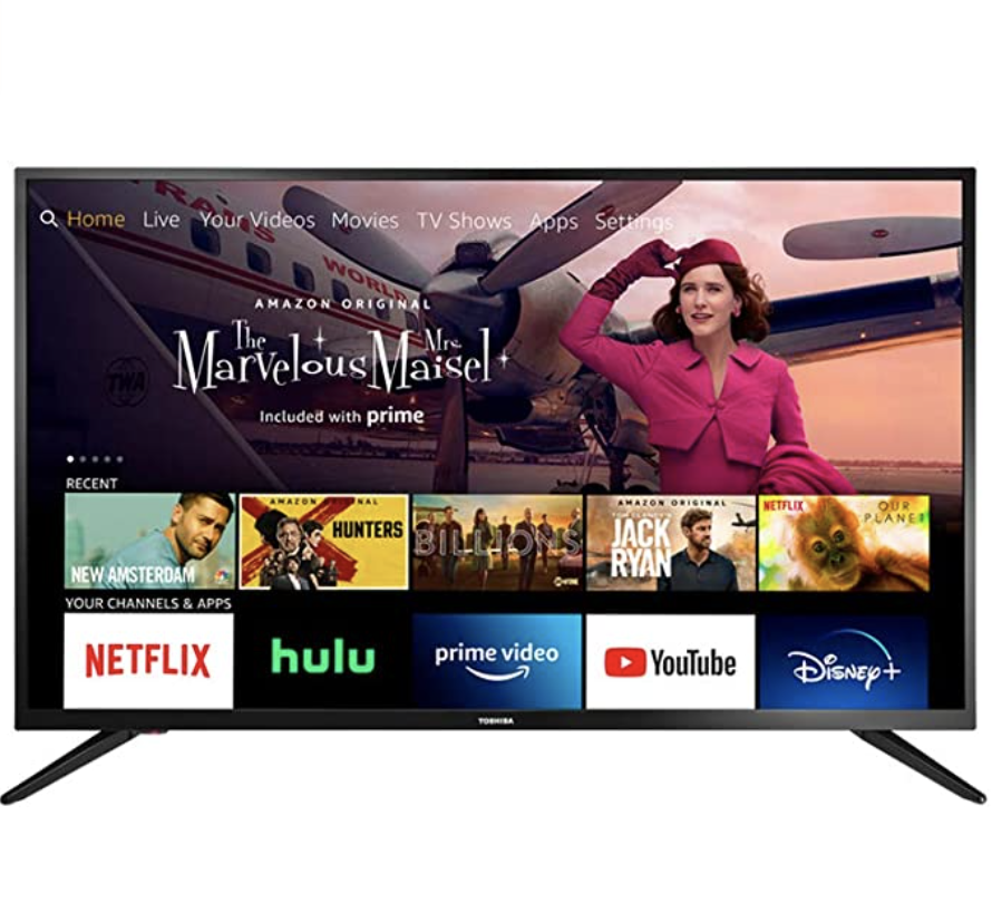 Amazon Prime Day 2020. Start shopping early. Toshiba TV on sales, $100 off on october 2, 2020. Great watching your favorite baking and cooking tv shows!