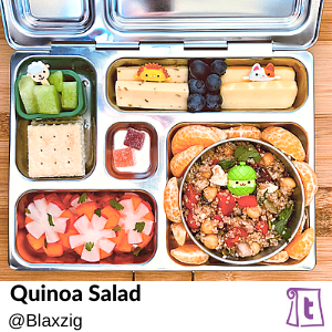 Quinoa salad by Blaxzig , found on Teuko.com, the online community for lunchbox packers
