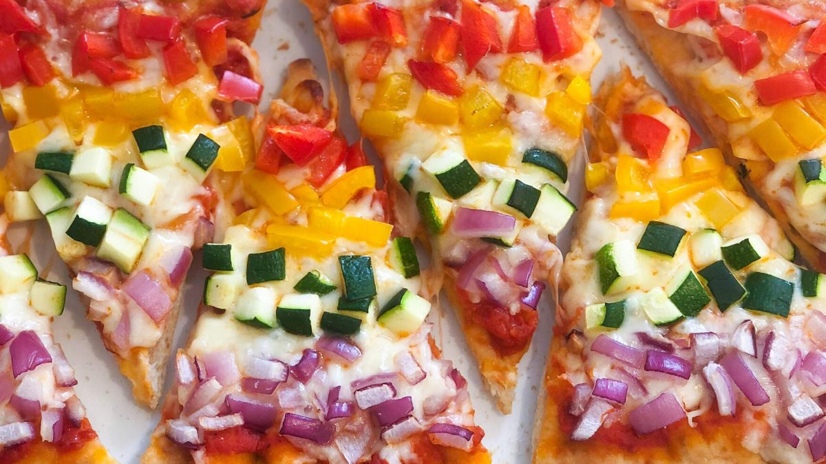 Rainbow Veggie Pizza Recipe