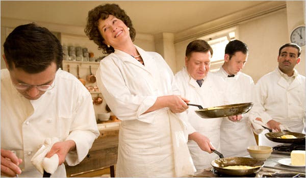 Meryl Street as Julia Child in "Julie and Julia" movie