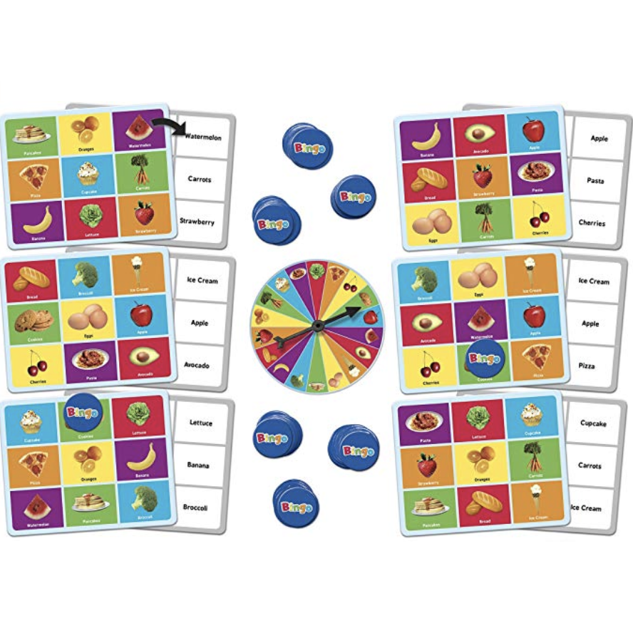 holiday gift guide for toddlers young kids bingo game