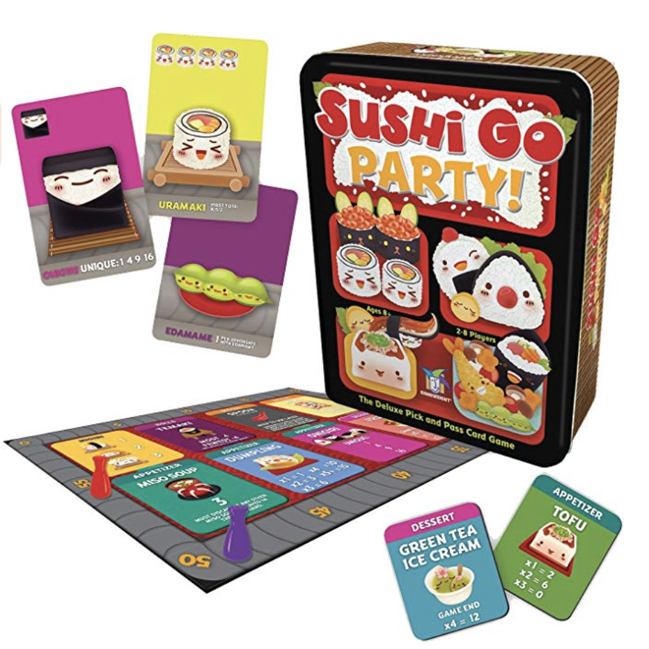 holiday gift guide for kids sushi party game
