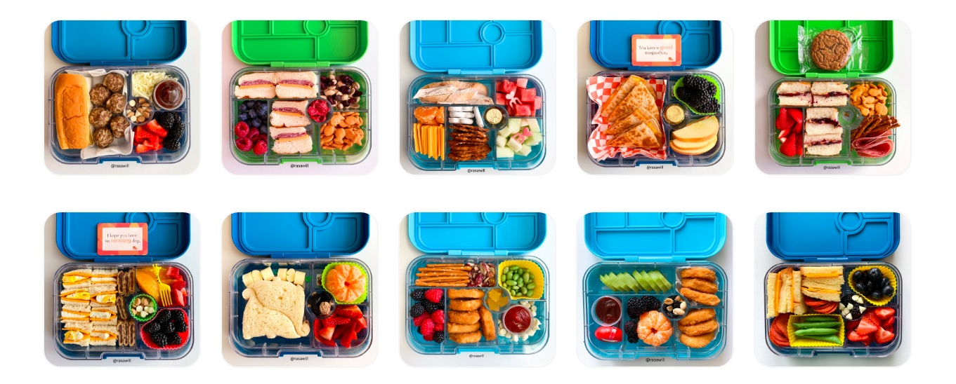 Packing lunch for healthier food habits