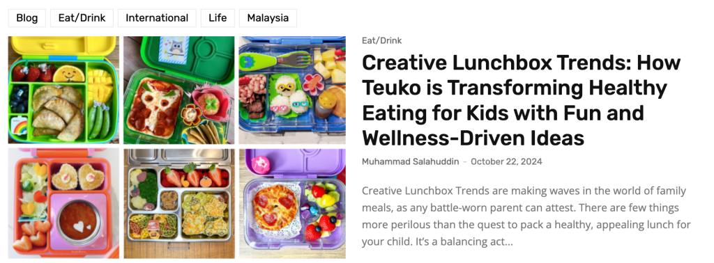 Creative Lunchbox Trends: How Teuko is Transforming Healthy Eating for Kids with Fun and Wellness-Driven Ideas